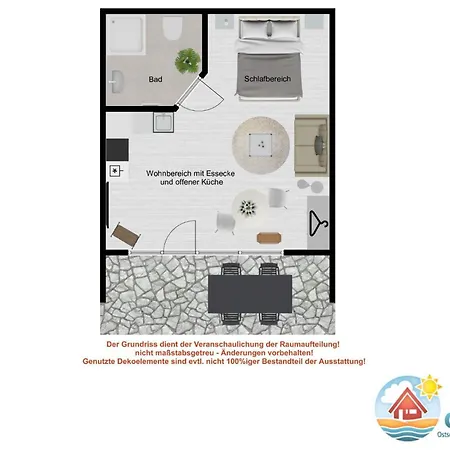 Haus Seeblick Wohnung 04 &Quotstrandlaeufer&Quot דירה *